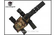 【翔準軍品AOG】 EMERSON 數位叢林色 500D高級龍捲風 槍套 手槍套 腿掛款 左手 X2-9-1-7