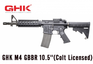 【翔準國際AOG】 GHK COLT 授權 M4 GBBR VER 2.0 瓦斯氣動步槍 10.5吋 免運費