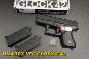 【翔準AOG】雙彈匣 UMAREX VFC GLOCK G42(黑) 手槍 瓦斯 生存遊戲 D-08-09F22