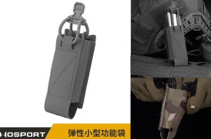 【翔準AOG】WoSporT MG-123 織帶型 手槍 單連彈匣套 彈性小型功能包 X0-0
