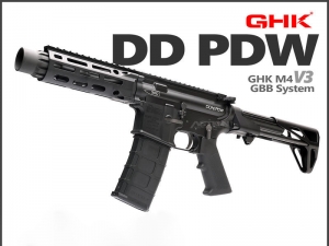 【翔準AOG】預購 最新 GHK DD PDW V3 GBB 瓦斯衝鋒槍 M4 氣動槍 新版 V3 槍機組