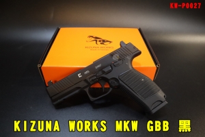 【翔準AOG】KIZUNA WORKS MKW GBB 黑+雷刻版 瓦斯手槍 後座力槍 KW-P0027 俄羅斯 無彈後定