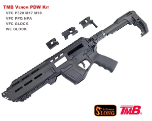 【翔準AOG】TMB Venom PDW Kit PPQ GLOCK P320長/短(黑)衝鋒套件(全配版)PPQ PNA TMB01手槍套件衝鋒槍