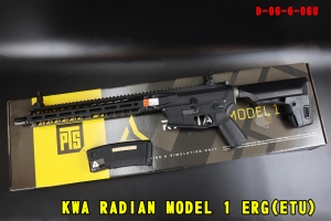 【翔準AOG】免運 KWA RADIAN MODEL 1 ERG(ETU)版 新產品 電動槍 D-06-6-06U PTS BLACK