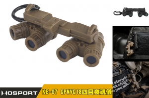 【翔準AOG】WOSPORT KE-07 GPNVG18 四目夜視儀軍迷週邊戰術風格文創道具鑰匙圈