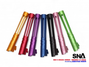  【翔準AOG】SNA HI-CAPA 5.1/4.3 不疊管直溝外管 TM MARUI CNC鋁合金 SNA008-1