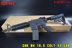 【翔準AOG】免運最新GHK M4 10.5 COLT V3 GBB 瓦斯槍 Colt小馬授權 瓦斯步槍 D-05-22-1-54