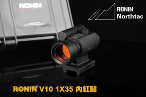 【翔準AOG】RONIN V10 1X35內紅點 B04026AN 瞄具 戰術反射瞄準器 紅點瞄準鏡 高品質 高抗震GBB 皮卡汀尼