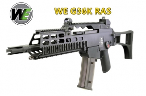 【翔準軍品AOG】WE G36R G39R GBB RAS魚骨版瓦斯氣動槍 瓦斯槍(仿真可動槍機~有後座力)-WERG004