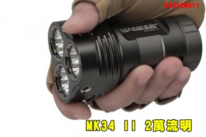 【翔準AOG】Mankerlight MK34 II 2萬流明 B0302M011 泛光怪獸 SST40x12LED 大泛光手電筒 小型高亮 暴力照廣 IPX-8防水 全泛光 7段亮度 爆閃 標準腳架孔