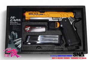 【改】SNA HI-CAPA 4.3  金黑 比賽競技版 瓦斯手槍 MARUI 核心+CNC改裝鋁合金 