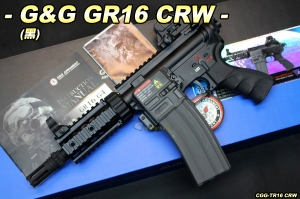  【翔準國際AOG】G&G GR16 CRW(黑) 金屬 AEG 電動 生存遊戲 CGG-TR26 CRW