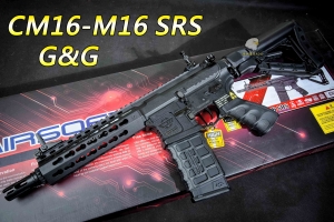 【翔準軍品AOG】G&G CM16 SRS 電子板機 半金屬 電動步槍 M16 卡賓槍 M4 生存遊戲 步槍 CM16SRS