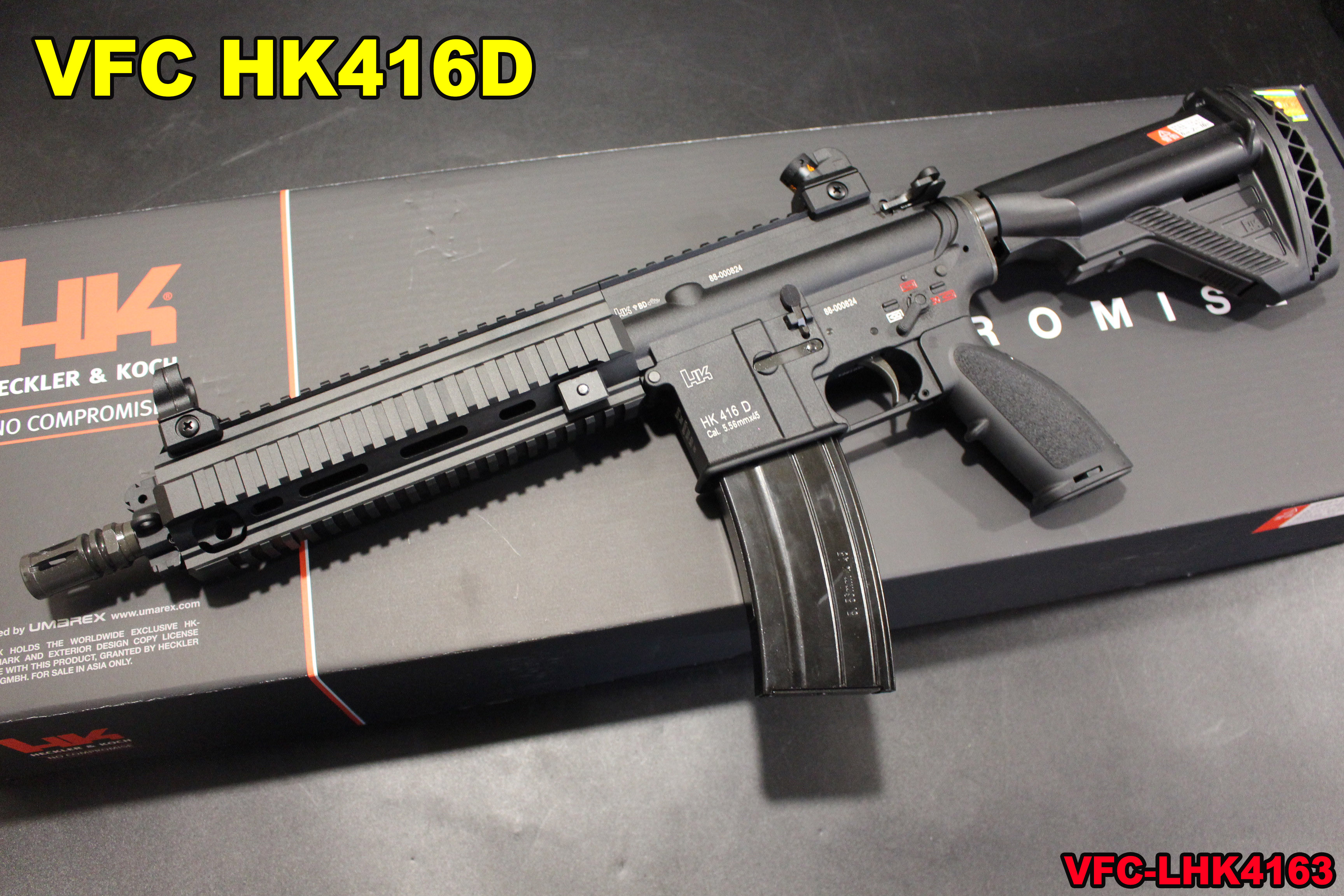 Umarex HK416 A4 GBB Gas Rifle by KWA Black - Airsoft Extreme