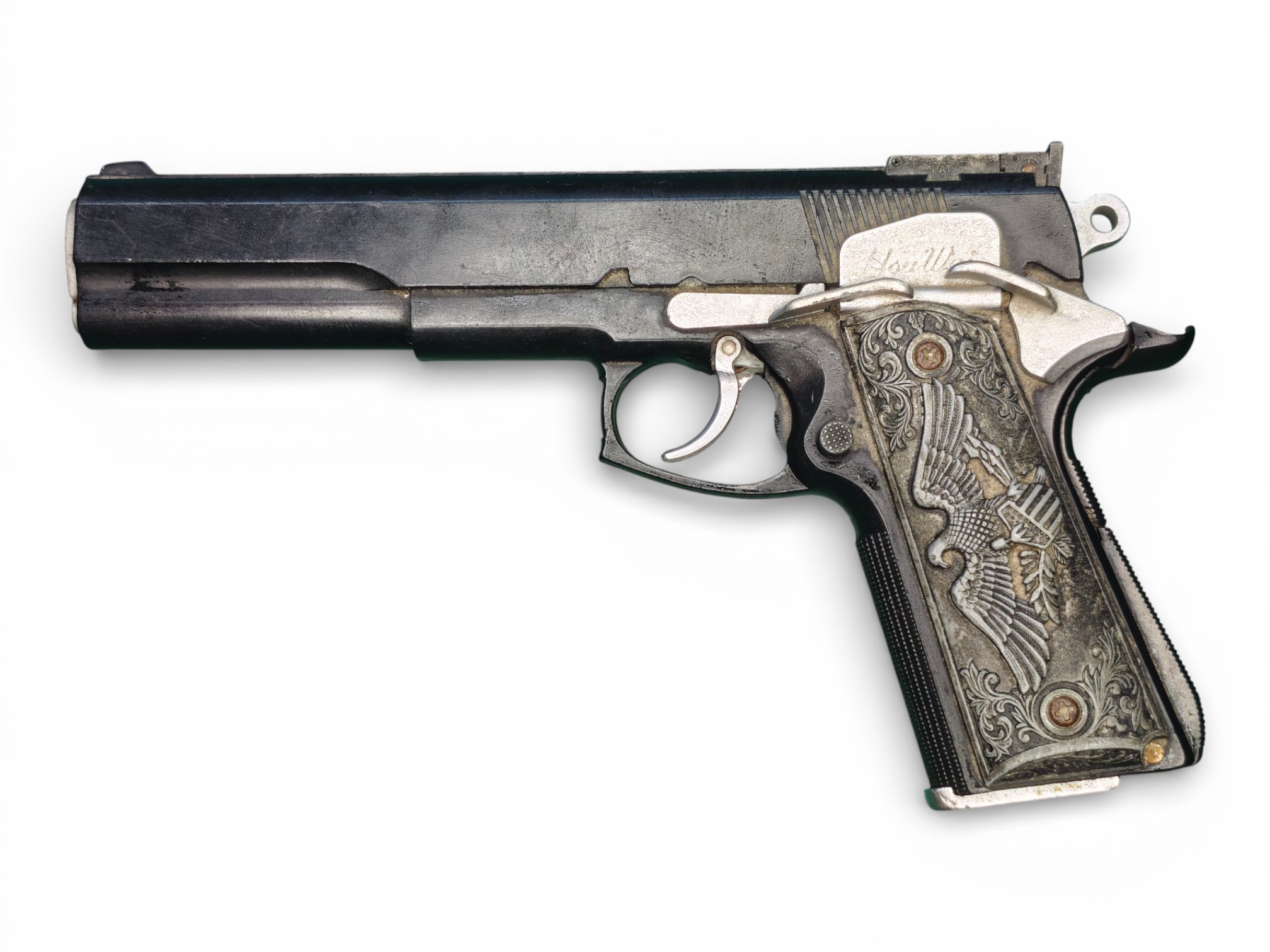 【翔準AOG】《二手槍》(僅存一隻) 花雕1911 瓦斯直壓槍 殺肉槍 一槍 超值 超划算 收藏 愛槍 拆零件 DIY  D0001